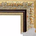 Рама багетная 80x100 для картин и зеркал - 5,6 см, классическая, пластиковая, с креплением, М-3-1