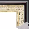 Рама багетная 40x50 для картин и зеркал - 5,2 см, классическая, пластиковая, с креплением, М-2-1