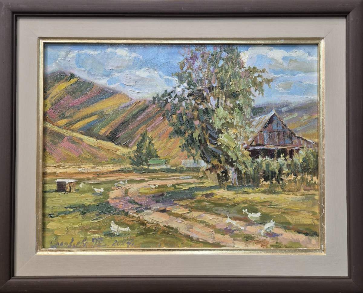 Картина. Галина Соловьёва. Воля. Холст, картон, масло. 30х40см. Авторская живопись.