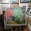 Картина. Юрий Болотов. Майский денек. Холст, масло. 70х80 см. Авторская живопись.