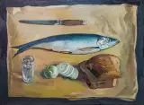 Картина. Сергей Савосин. Открытие дачного сезона. Холст, масло. 33х46см. Авторская живопись.