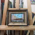Картина. Сергей Нелюбин. Каменный мост. Холст, масло. 10х15 см. Авторская живопись.