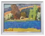 Картина. Юрий Болотов. Ближе к осени. Холст, масло. 30х40 см. Авторская живопись