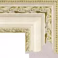 Рама багетная 50x60 для картин и зеркал - 8,5 см, классическая, пластиковая, с креплением, М-6-1