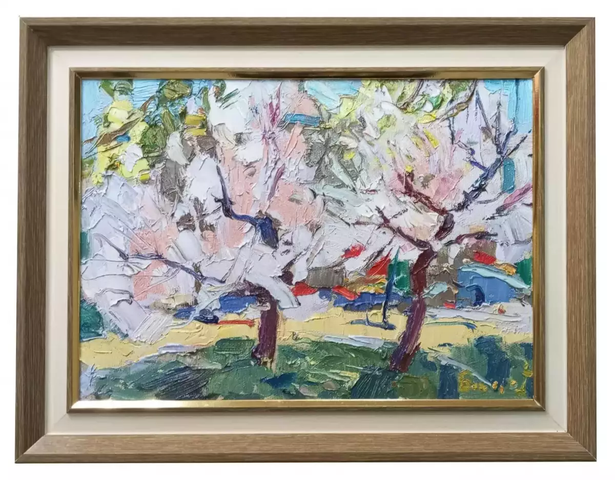Картина. Юрий Болотов. Весенняя свежесть. Холст, масло. 25х35 см. Авторская живопись