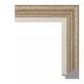 Багетная рама 80x120 для картин и зеркал, ширина - 3,5 см, классическая, пластиковая, с креплением, 723-14