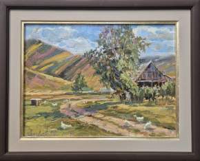 Картина. Галина Соловьёва. Воля. Холст, картон, масло. 30х40см. Авторская живопись.