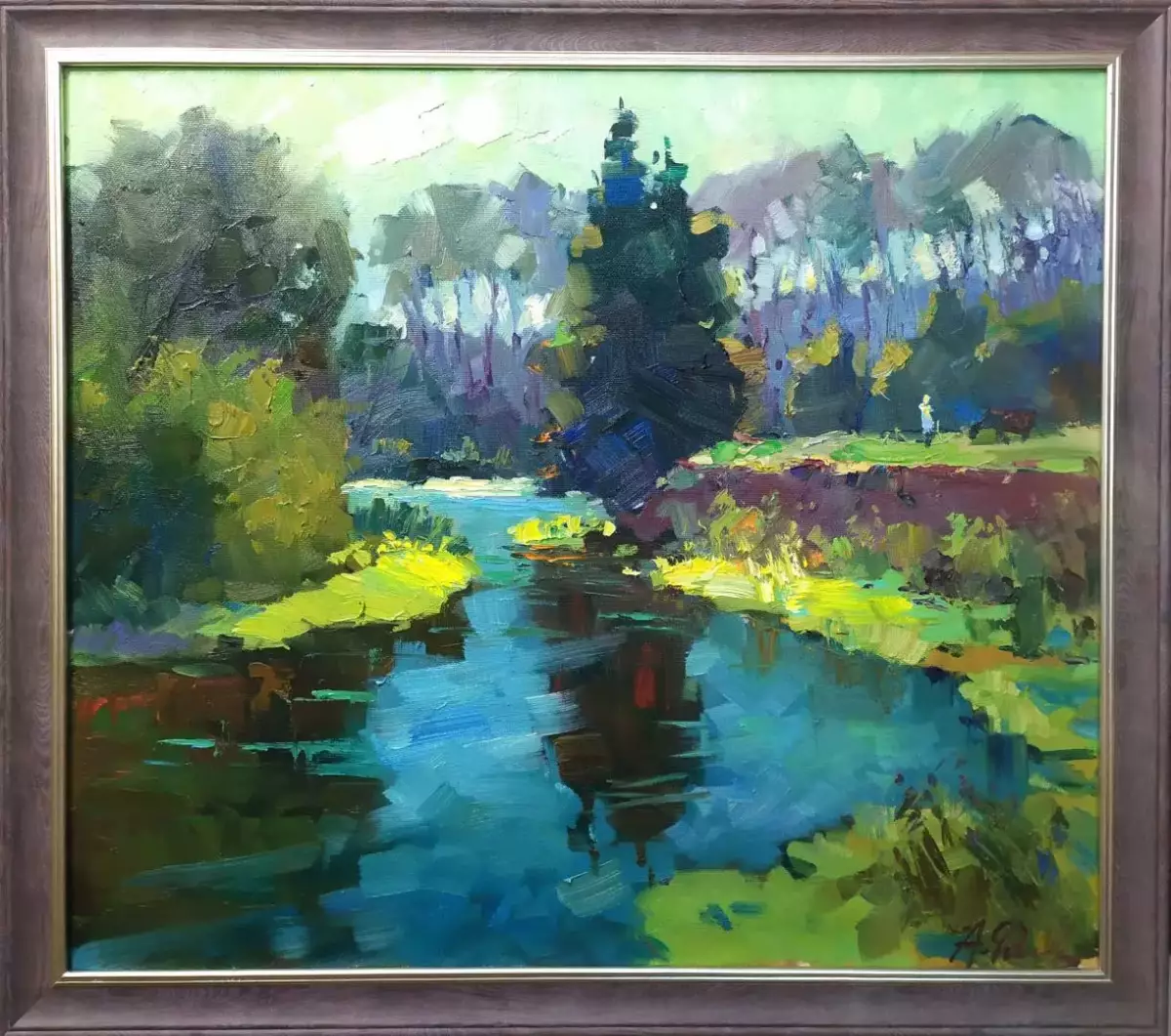 Картина. Александр Филиппов Хороший день, холст, масло, 60х70 см. Авторская живопись.