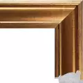 Рама багетная 50x60 для картин и зеркал - 5,5 см, классическая, пластиковая, с креплением, М-11-1