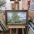 Картина. Стефан Домусчи. Этюд 2000г. Картон, масло. 35х54см. Авторская живопись.