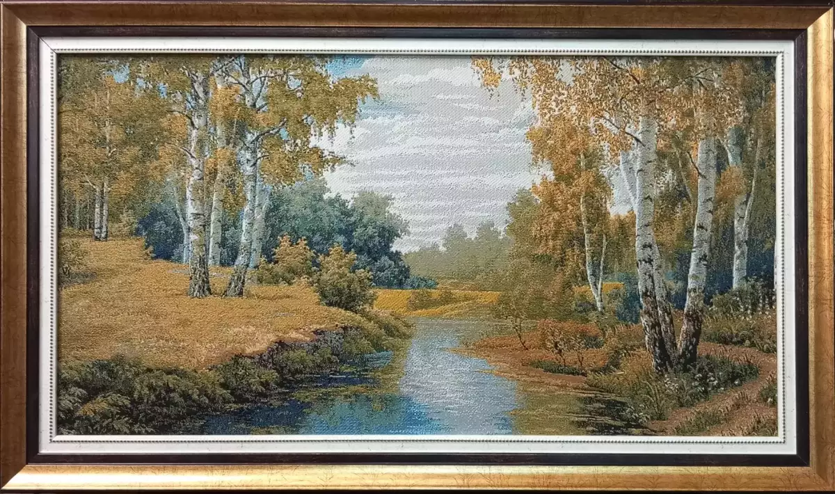 Гобелен в раме. Дивный день, габ 40х68 см, 715-10