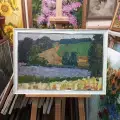 Картина. Юрий Болотов. После дождя. Холст, масло. 41х60см. Авторская живопись