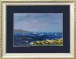 Картина. Юлия Альмечитова Сент-Тропе, картон, масло, 17х24 см. Авторская живопись.