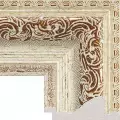 Рама багетная 70x100 для картин и зеркал - 9,5 см, классическая, пластиковая, с креплением, М-8-1