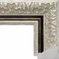 Рама багетная 30x35 для картин и зеркал - 5,6 см, классическая, пластиковая, с креплением, М-3-2