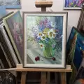 Картина. Светлана Соловьева. Полевые цветы. Холст, масло. 40х30 см. Авторская живопись.