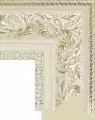 Рама багетная 70x100 для картин и зеркал, белая - 9,5 см, классическая, пластиковая, с креплением, 920-738
