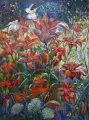 Картина. Сергей Савосин. Цветущий сад. Холст, масло. 75х55 см. Авторская живопись.