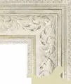 Рама багетная 80x120 для картин и зеркал, белая - 9,9 см, классическая, пластиковая, с креплением, 112-003