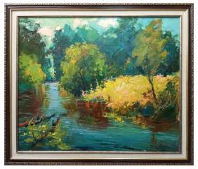 Картина. Александр Филиппов. Солнечный берег. Холст, масло. 50х60 см. Авторская живопись.