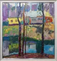 Картина. Юрий Болотов. Прозрачная весна. Холст, масло. 65х60 см. Авторская живопись.