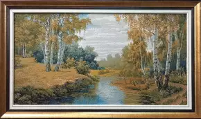 Гобелен в раме. Дивный день, габ 40х68 см, 715-10