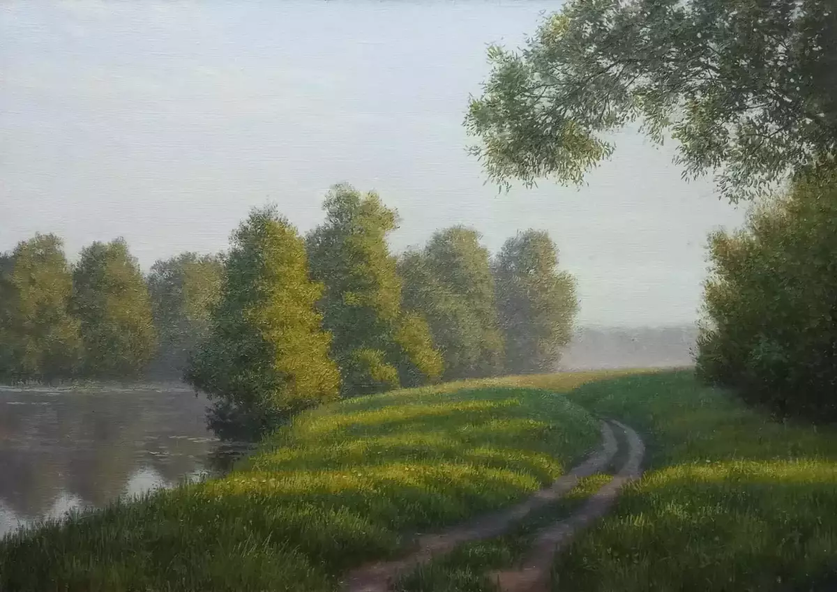 Соколов Кирилл. Лето. Холст, масло. 43х60 см. Авторская живопись