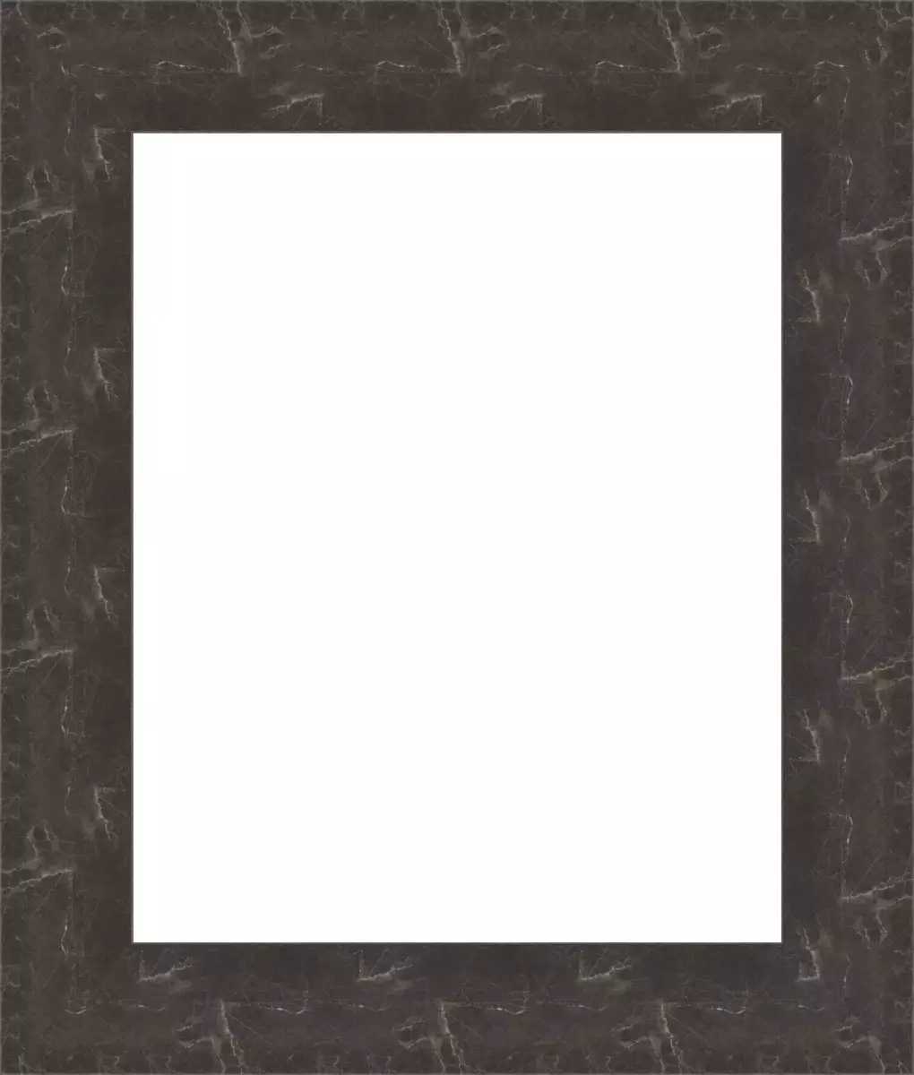Багетная рама 45x55 для картин и зеркал, ширина - 8,1 см, классическая, пластиковая, с креплением, 142-88