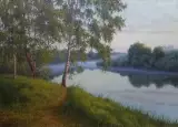 Соколов Кирилл.  Утро. Холст, масло. 43х60 см. Авторская живопись