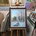 Картина. Стефан Домусчи.Этюд 2025г. Холст, картон, масло. 50х40 см. Авторская живопись.