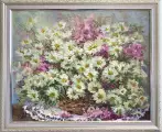 Картина. Никколова И.А. Летнее кружево. Холст, масло. 40х50 см. Авторская живопись.