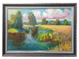 Картина. Александр Филиппов. Эх лето, лето. Холст, масло. 40х60 см. Авторская живопись.