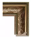 Багетная рама 65x75 для картин и зеркал, ширина - 9,9 см, классическая, пластиковая, с креплением, 157-10