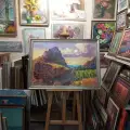 Картина. Александр Филиппов. Виноградники Крыма. Холст, масло. 60х85 см. Авторская живопись.