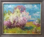 Картина. Александр Филиппов В начале мая, холст, масло, 40х50 см. Авторская живопись.