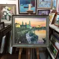 Картина. Владимир Попов Дрезден, холст, масло, 50х60 см. Авторская живопись.