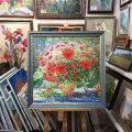 Картина. Сулеков Юрий Краски лета оргалит, масло 60х61,5 см. Авторская живопись.