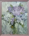 Картина. Инна Москалева. Дыхание сирени. Холст, картон, масло. 50х40 см. Авторская живопись.